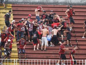 Briga da torcida em Joinville