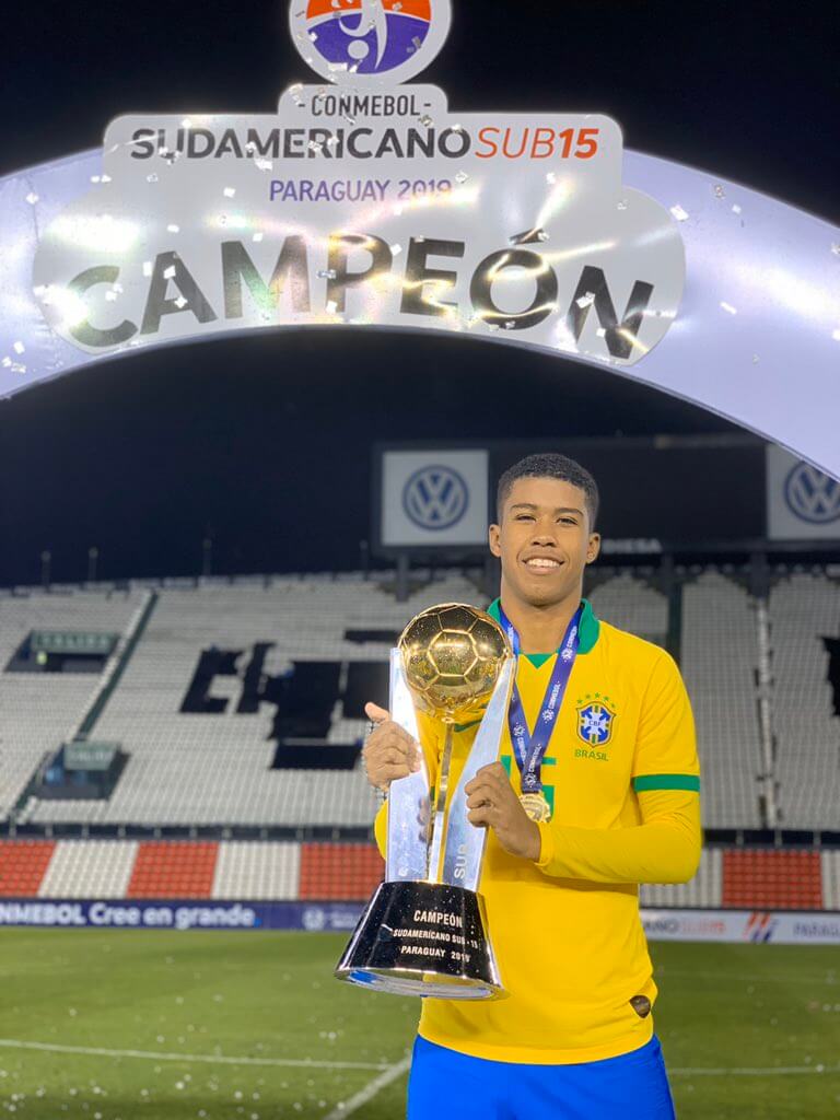 Andrey conquistou o Sul-Americano Sub-15 pelo Brasil