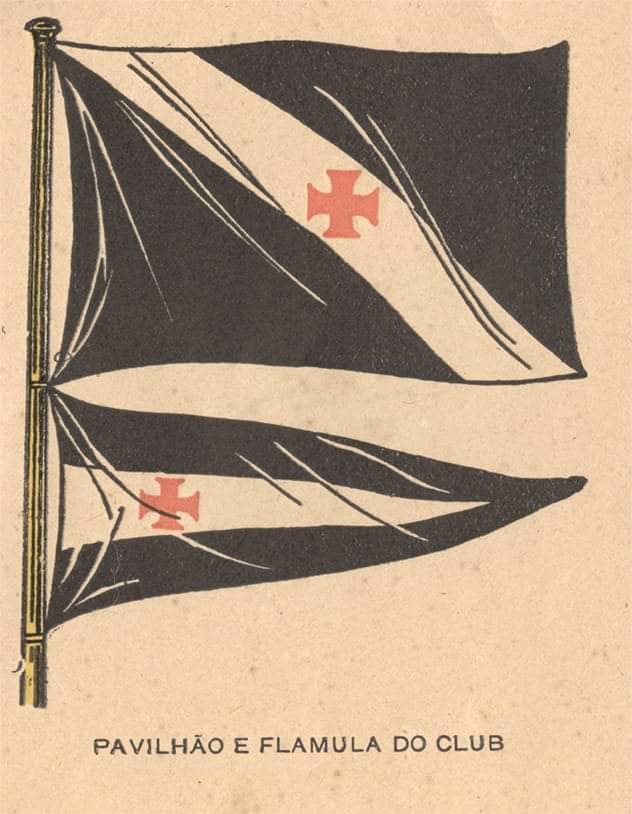 Bandeira estatutária de 1927 do Vasco