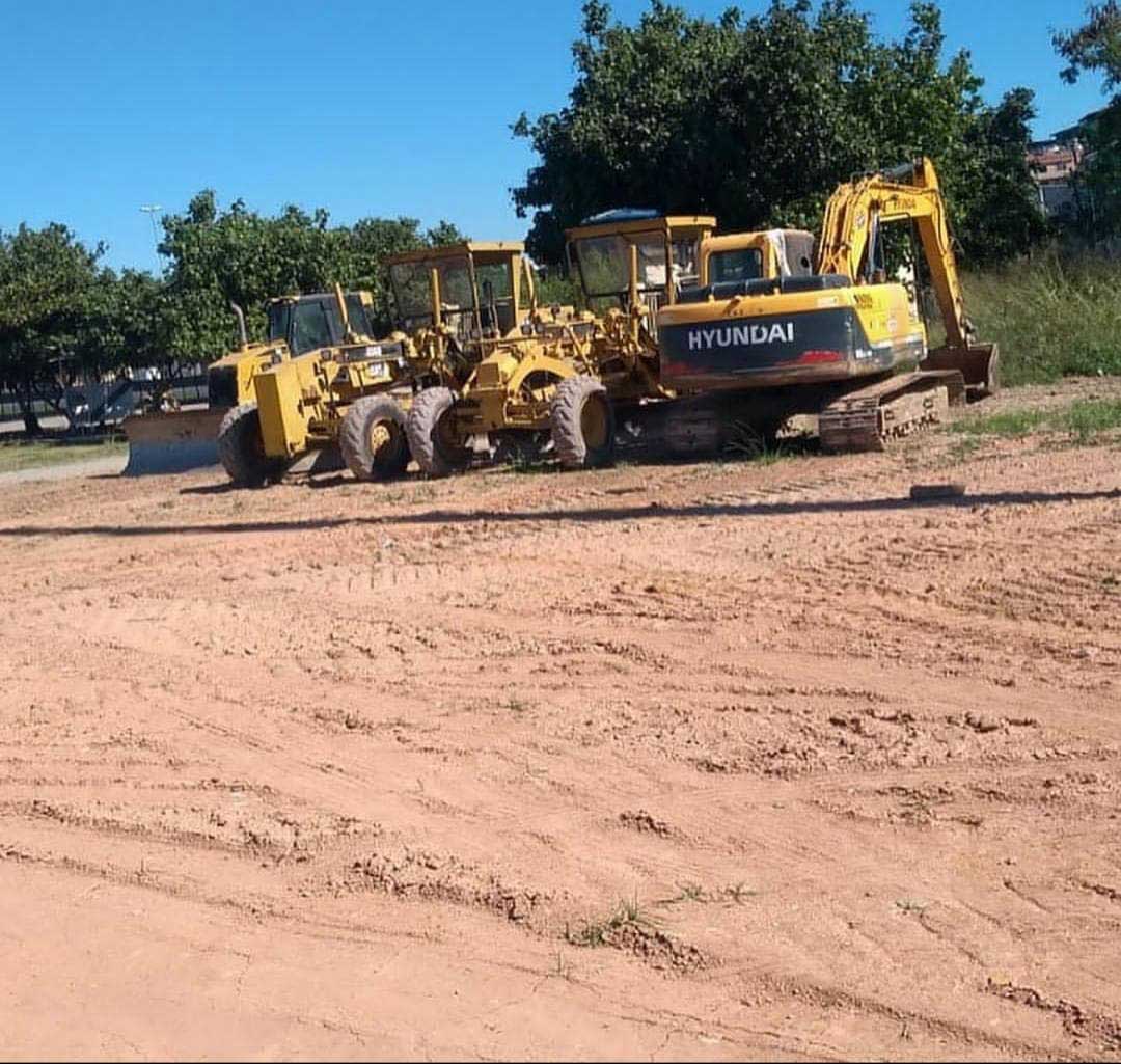 Obras seguem a todo vapor no CT do Vasco em Caxias