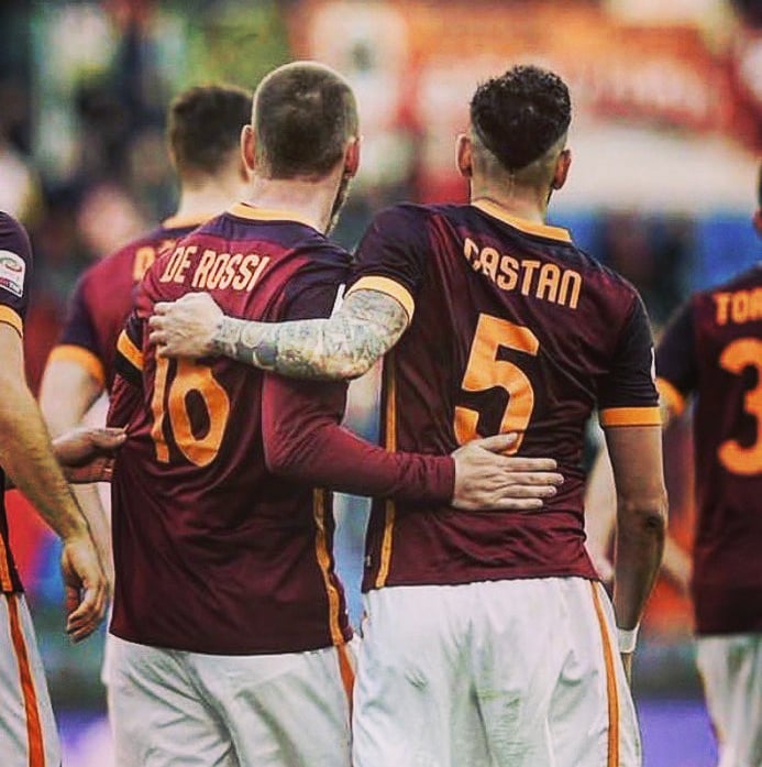 Leandro Castan foi companheiro de De Rossi na Romas-ITA