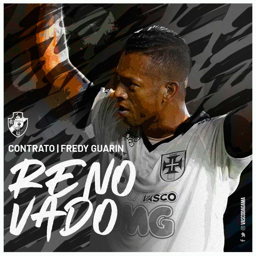 Fredy Guarín está de volta ao Vasco