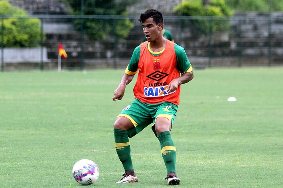 Matheus Índio quando atuava pelo Vasco