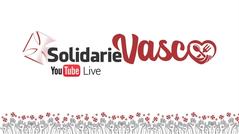 SolidarieVasco fará live no próximo dia 20