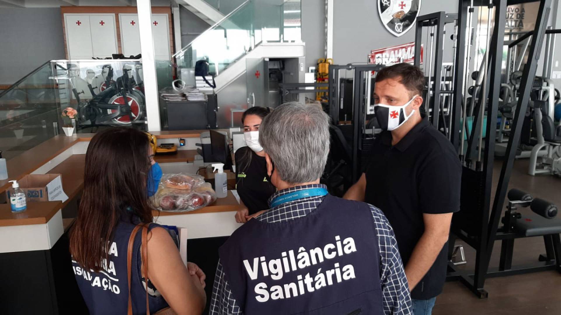 Vigilância Sanitária encontrou irregularidades no Vasco