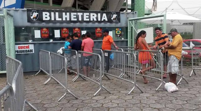 Bilheteria do Vasco na Arena Amazônia