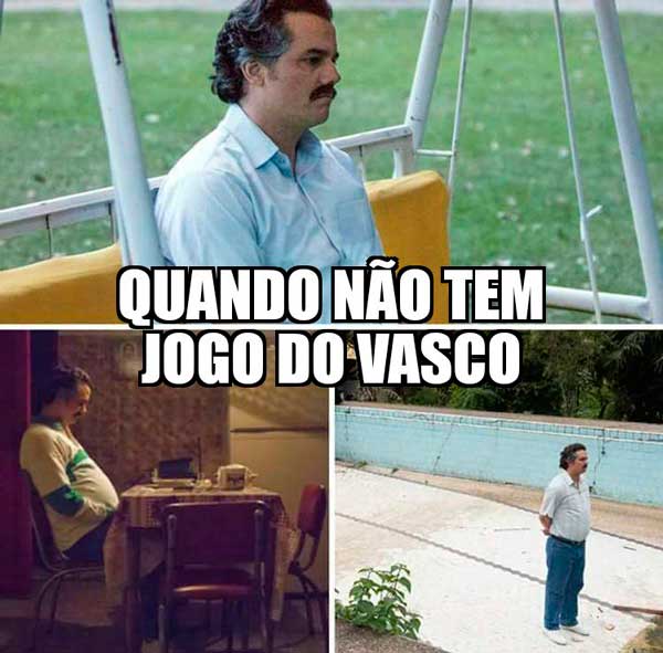 Vasco brinca com período sem partidas