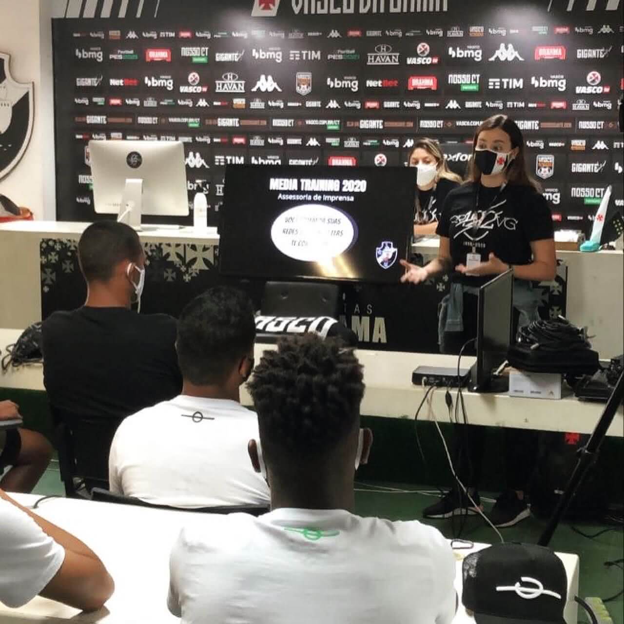 Media Training com jogadores da base do Vasco