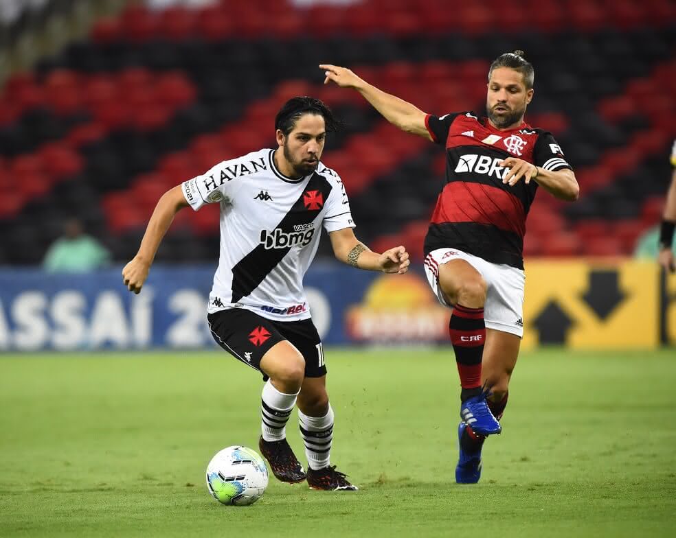 Benítez durante o jogo contra o Flamengo