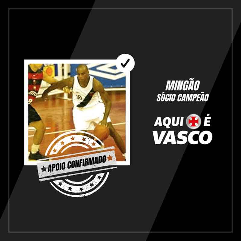 Mingão, ex-jogador de basquete do Vasco