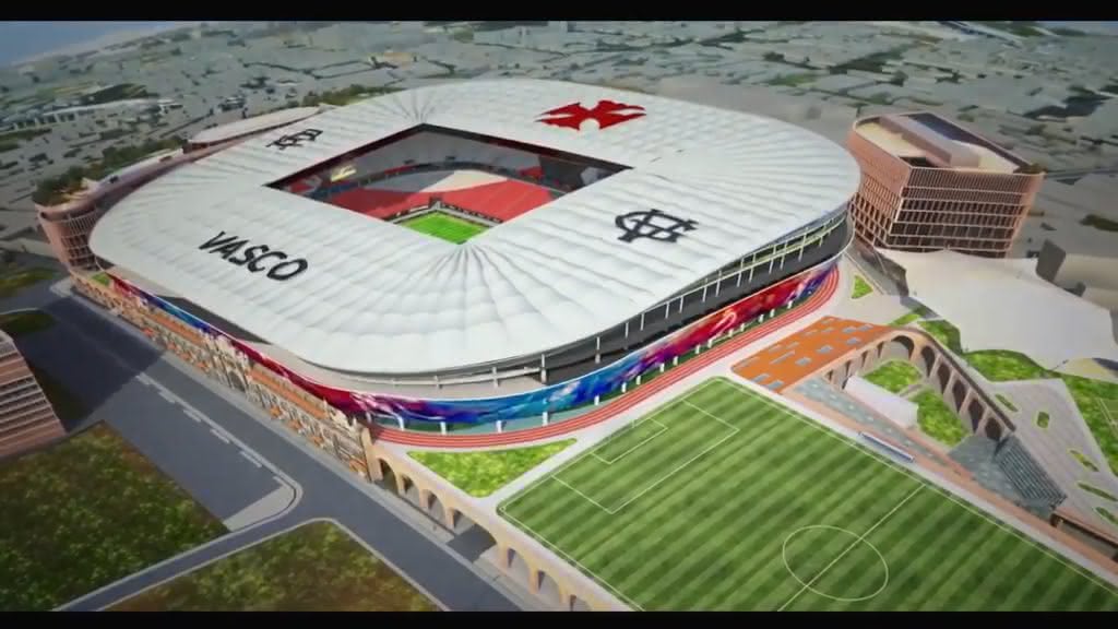 Estádio São Januário de acordo com o projeto de Leven Siano