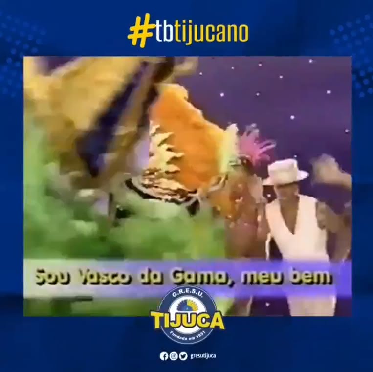 Unidos da Tijuca relembra samba-enredo em homenagem ao Vasco