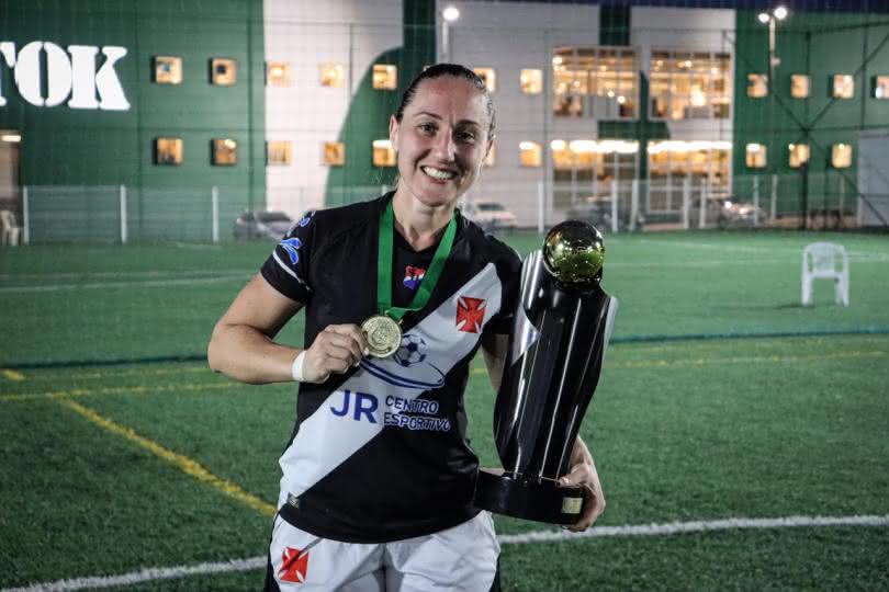 Eliane Schossler, jogadora de de Futebol 7 do Vasco da Gama
