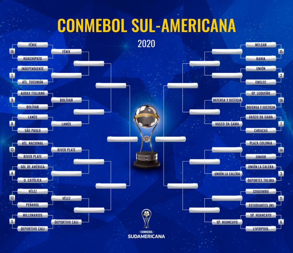 10 clubes estão garantidos nas oitavas de final da SulAmericana; veja