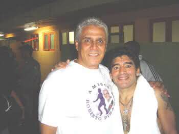 Diego Maradona e Roberto Dinamite