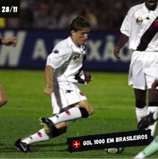 Juninho Paulista marcou o milésimo gol do Vasco na história do Brasileiro