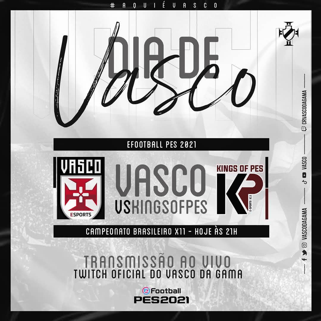 Flyer de divulgação de Vasco x King Of Pes