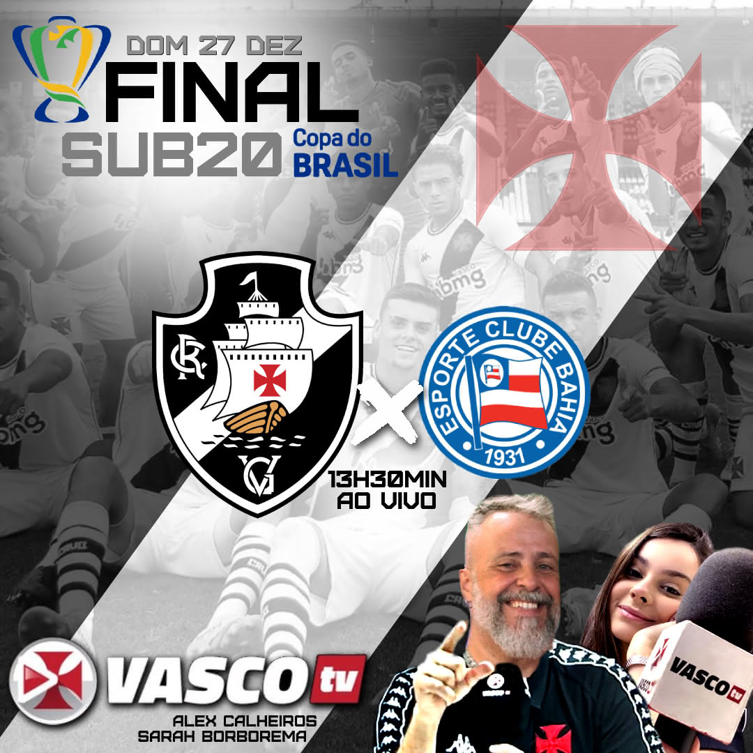 Alex Calheiros narrará o 1º jogo da decisão da Copa do Brasil Sub-20