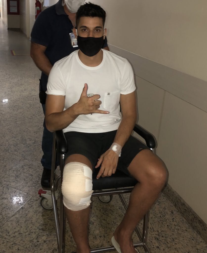 Guilherme Costa passa por nova cirurgia no joelho