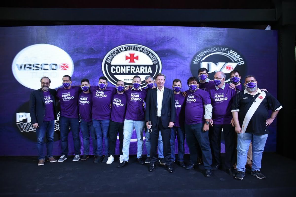 Jorge Salgado e sua equipe para a gestão no Vasco