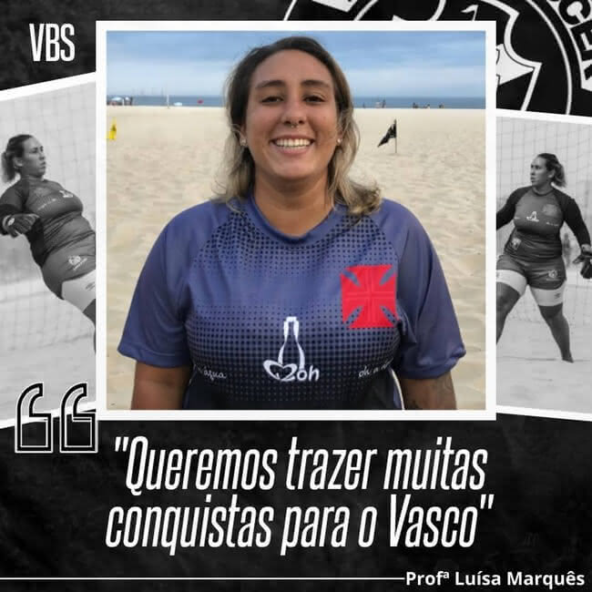 Luísa, do Beach Soccer Feminino do Vasco da Gama