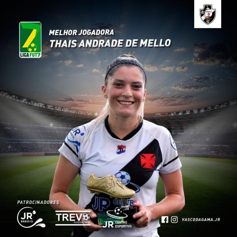 Futebol 7 Feminino Thais Conquista Prêmio De Melhor Jogadora Da Liga Fut 7 Vasco Notícias 9073