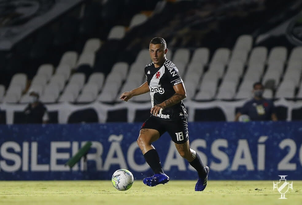 Bruno Gomes durante o jogo contra o Botafogo