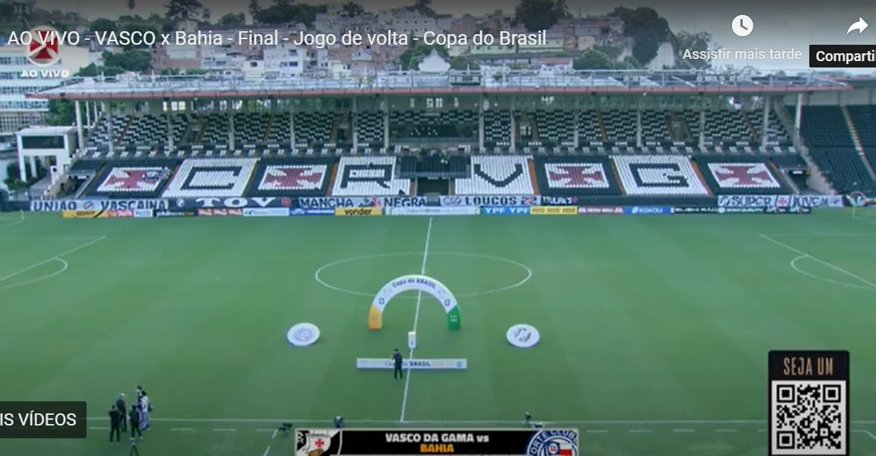 Pré-jogo de Vasco x Bahia pela Copa do Brasil Sub-20