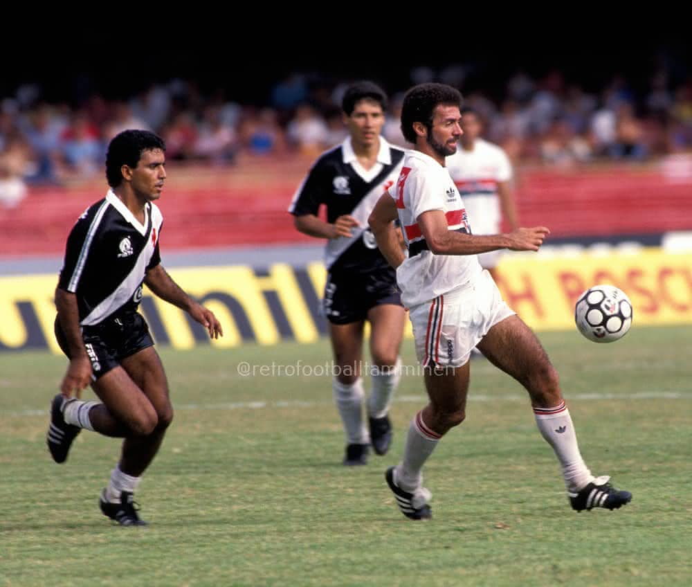 Marco Boiadeiro com a camisa do Vasco na final do Brasileiro de 1989