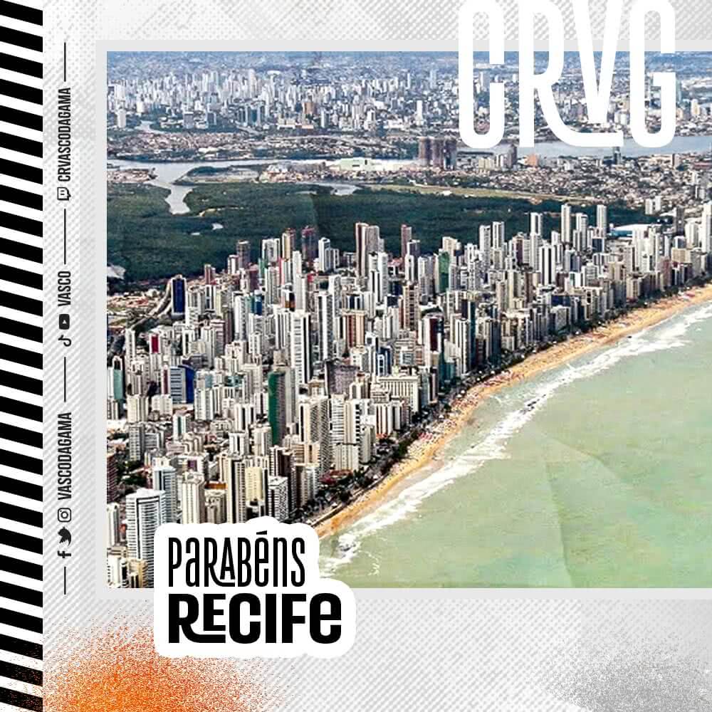 Vasco parabeniza Recife