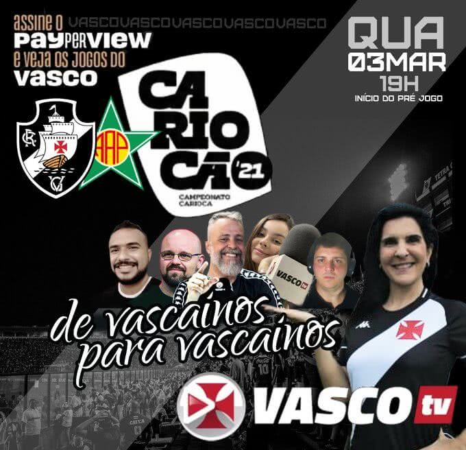 Equipe de transmissão da Vasco TV