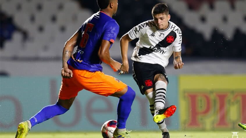 Gabriel Pec durante o jogo contra o Nova Iguaçu
