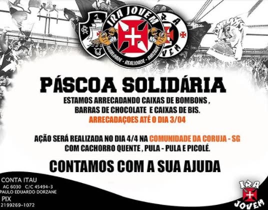 Ira Jovem promove ação de Páscoa em São Gonçalo