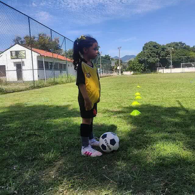 Megan, jogadora mirim do Vasco