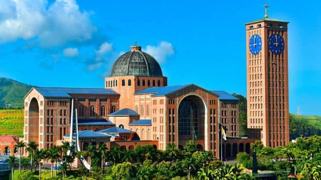 Santuário Nacional de Nossa Senhora Aparecida, em Aparecida do Norte, interior de SP