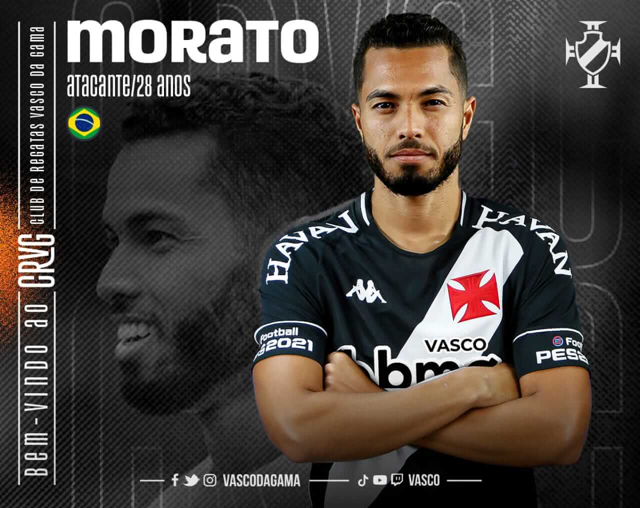 Vasco anuncia contratação de Morato