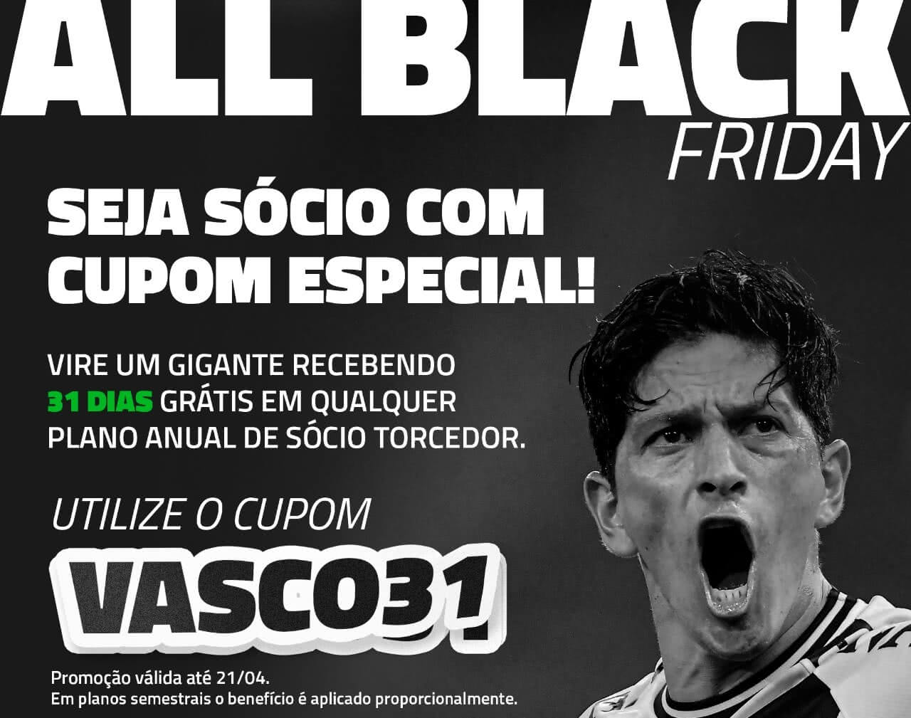 Vasco lança promoção especial no Sócio Gigante