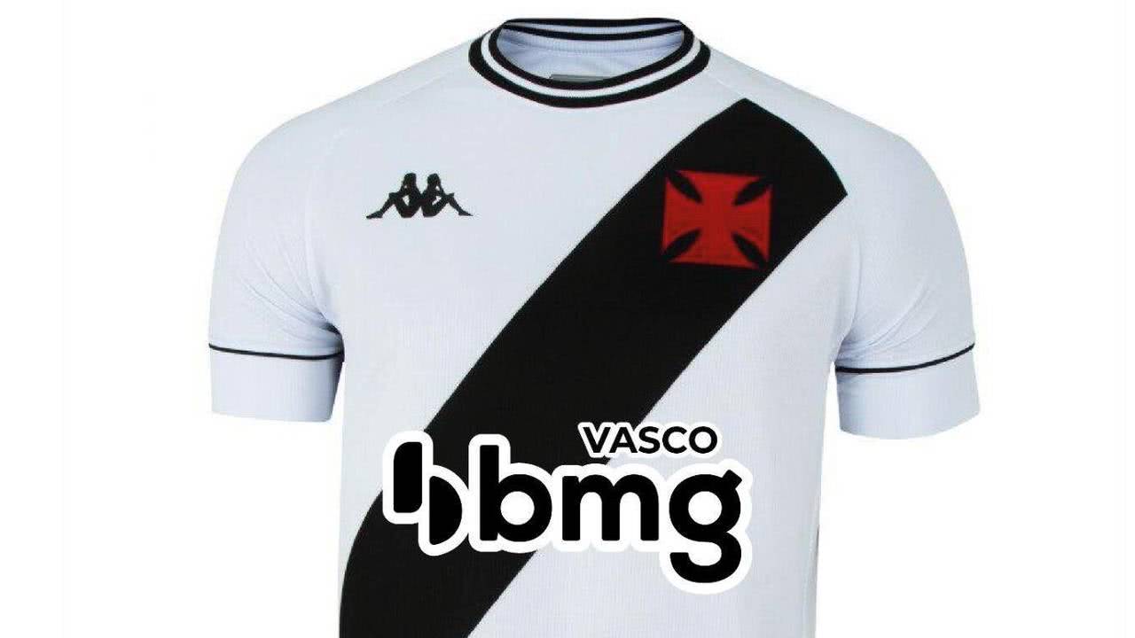 Camisa do Vasco com a marca BMG