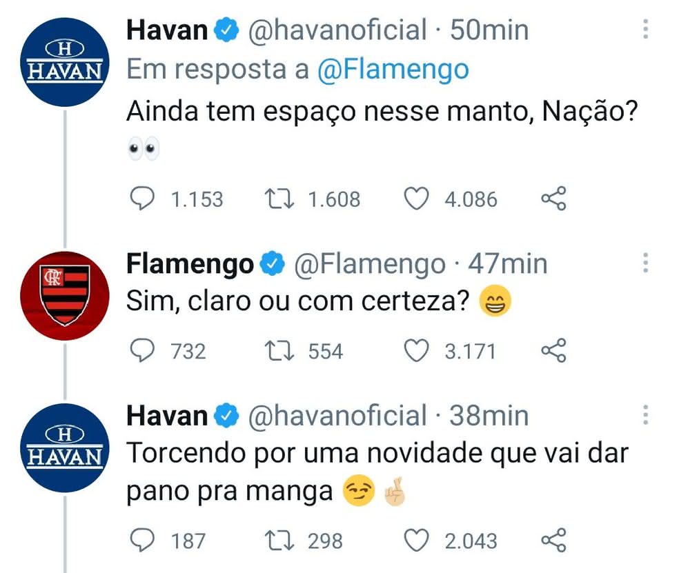 Havan patrocinará o Flamengo