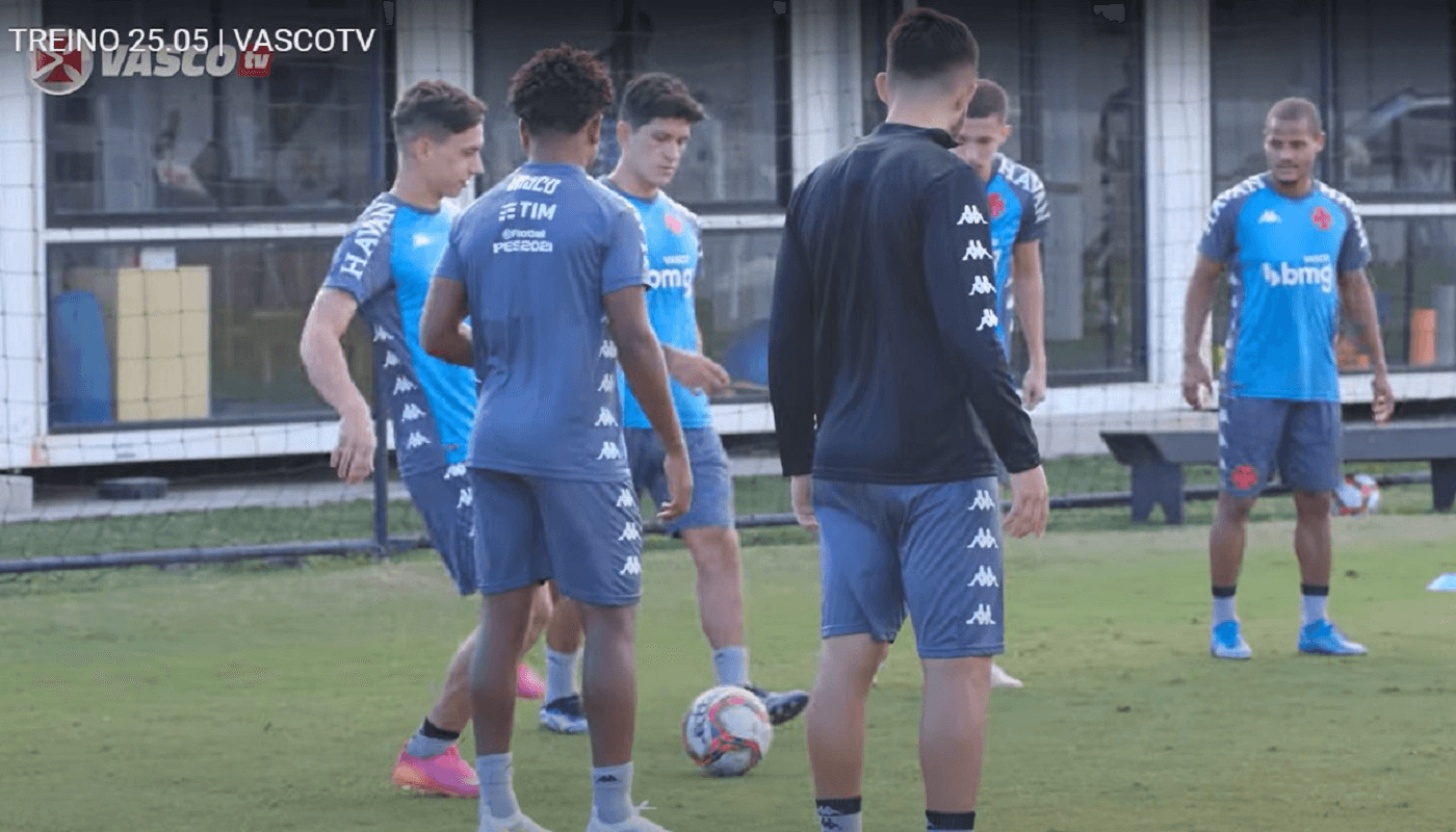 Treino do Vasco no CT do Almirante em 25 de maio de 2021