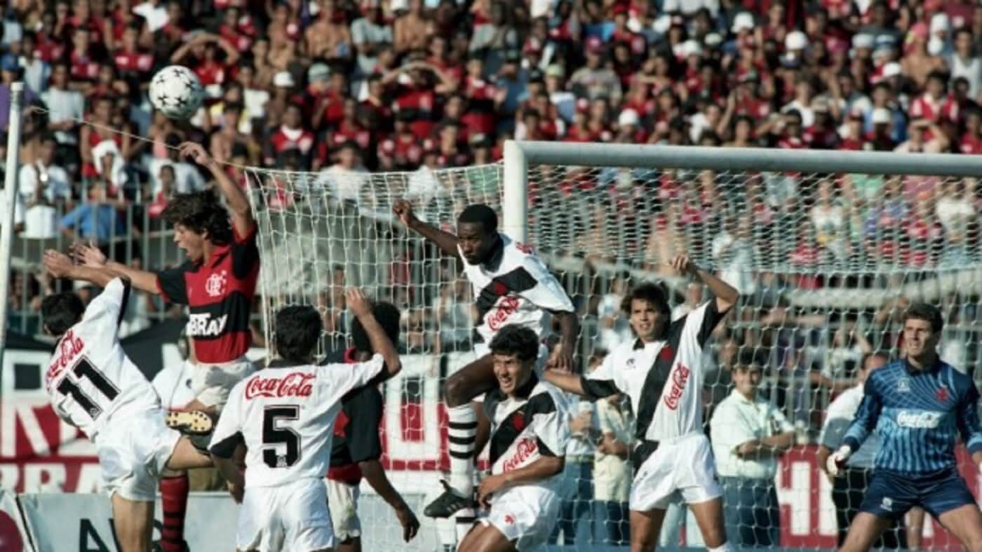 Vasco x Flamengo em São Januário, em 1992, pela Taça Rio