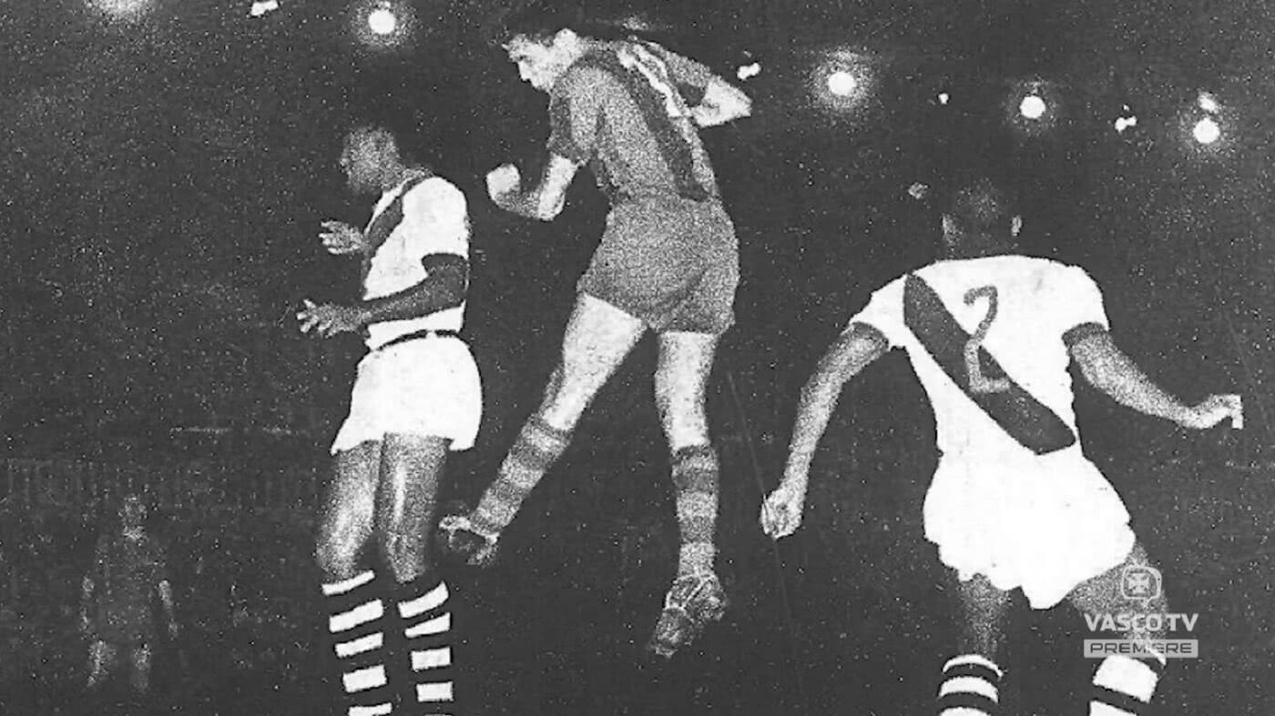 Barcelona 2 x 7 Vasco, em 1957