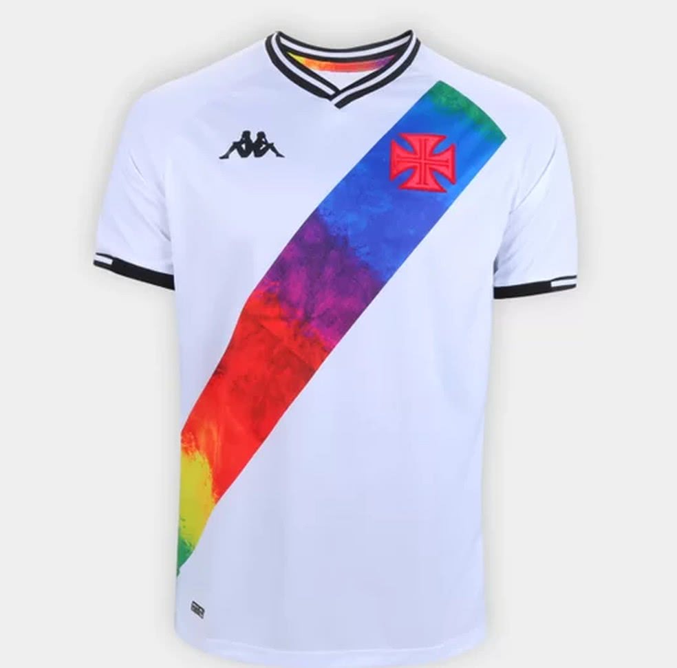 Camisa LGBTQIA+ do Vasco