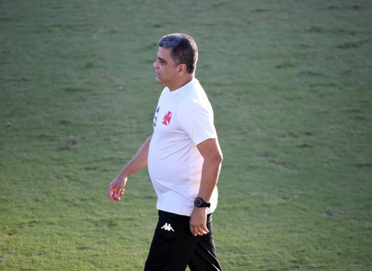 Marcelo Cabo durante o jogo contra o Boavista
