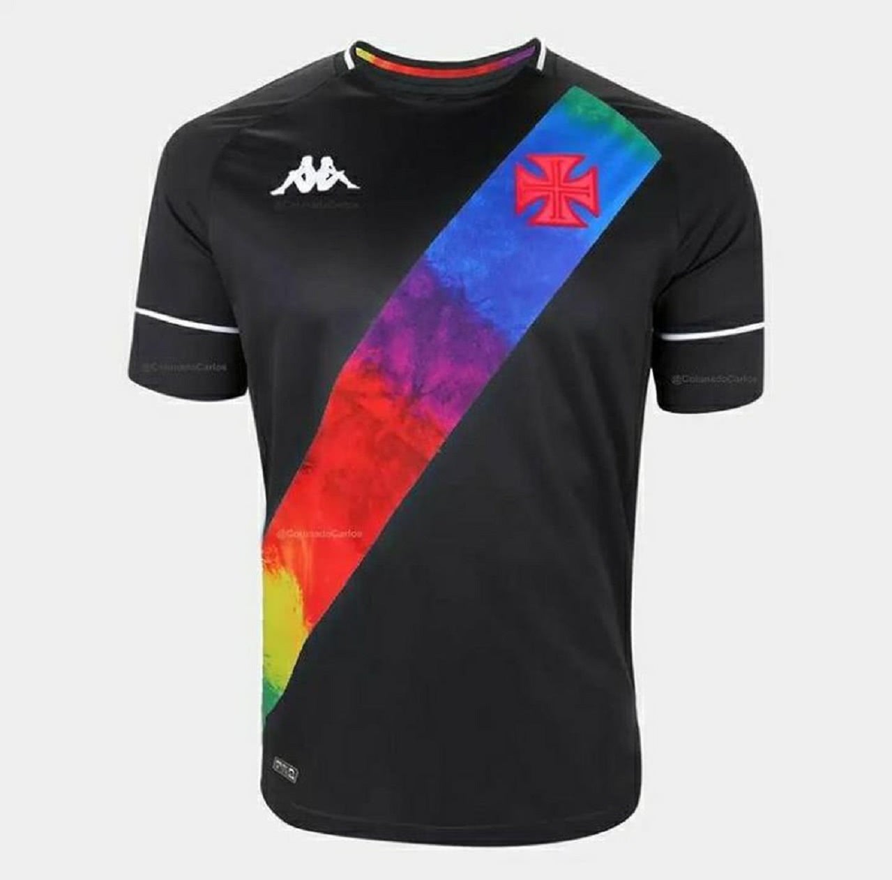 Confira a camisa preta do Vasco em apoio à causa LGBTQIA+ - Vasco