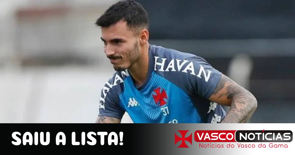 Relacionados do Vasco para o jogo contra o CSA