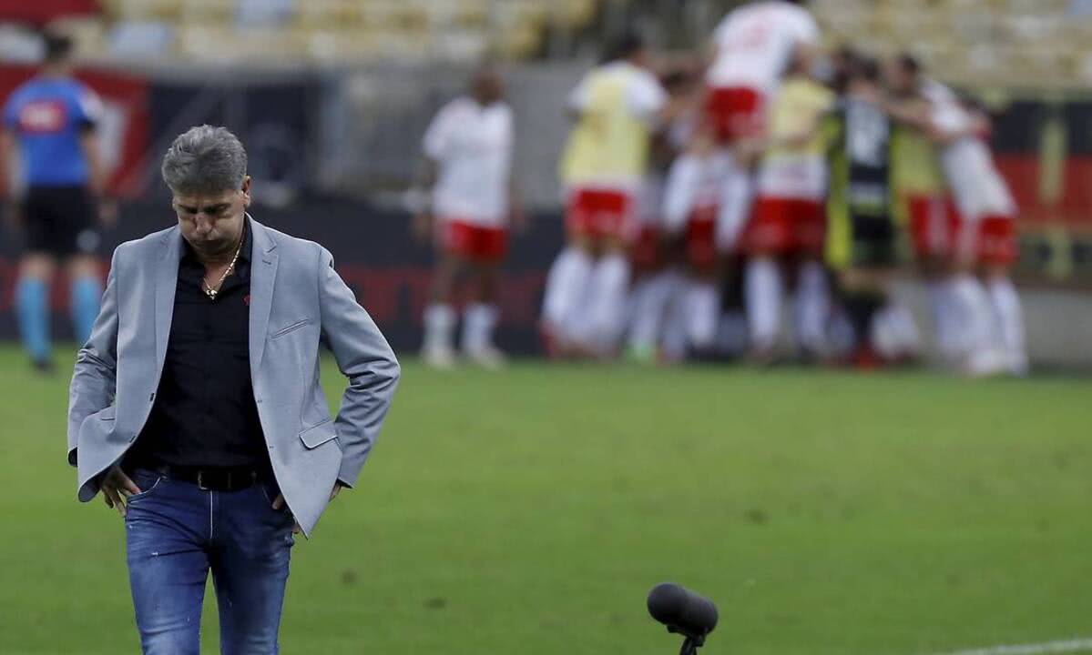 Técnico Renato Gaúcho no comando do Flamengo