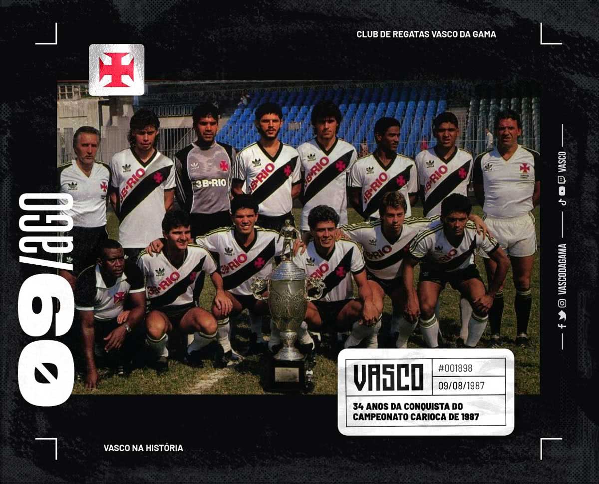 Vasco campeão carioca de 1987