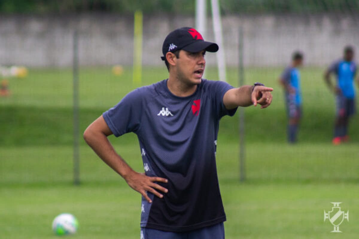 Igor Guerra em treino do Sub-20 do Vasco