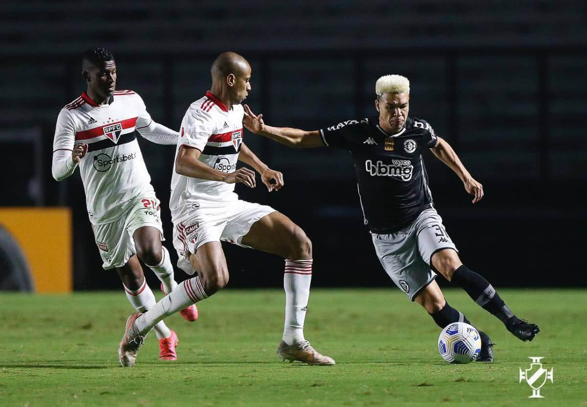 Marquinhos Gabriel durante o jogo contra o São Paulo